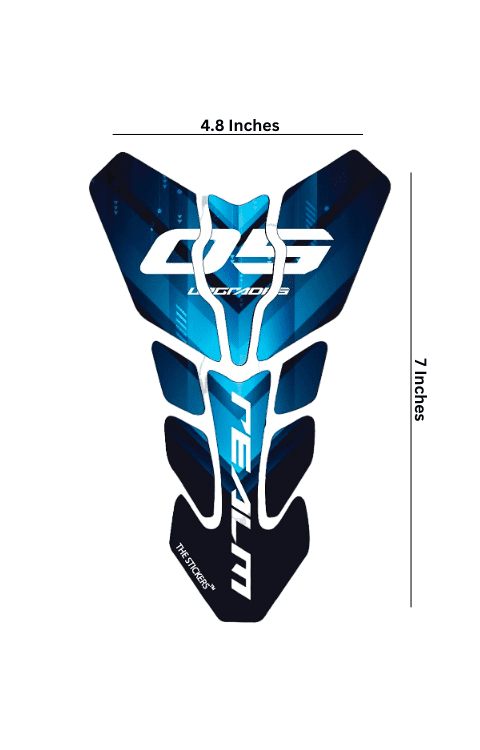 Racing Tank Pad Sticker | Racing Design Tank Sticker Compatible with Any Bikes